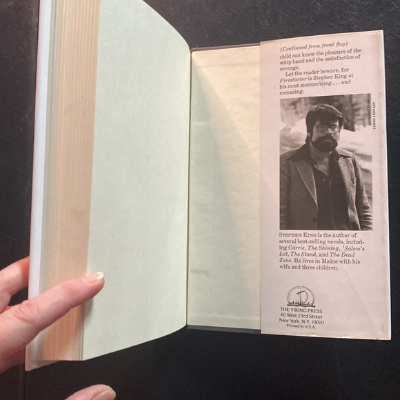 HARDCOVER Firestarter by: Stephen King - Picture 4 of 8